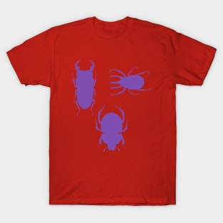 Beetles - purple T-Shirt